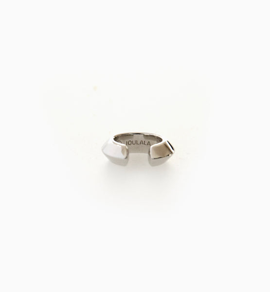 Essential Ambon Ear cuff | Sterling Silver - White Rhodium - JOULALA